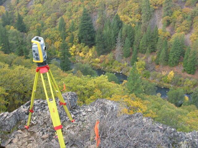 image of shasta land surveying working on Topographic Surveying